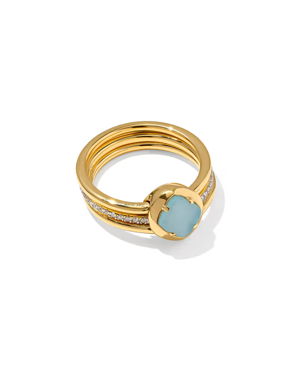 Kailyn 18k Gold Vermeil Band Ring