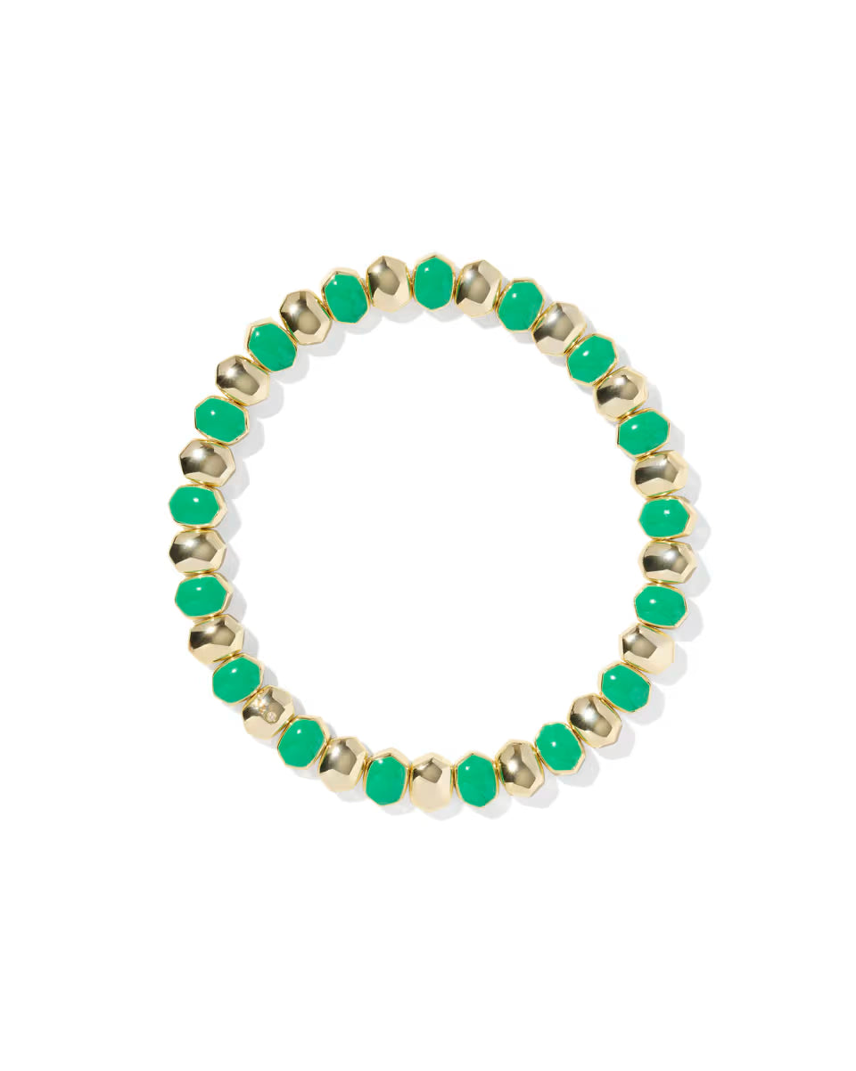 Daphne Enamel Gold Stretch Bracelet