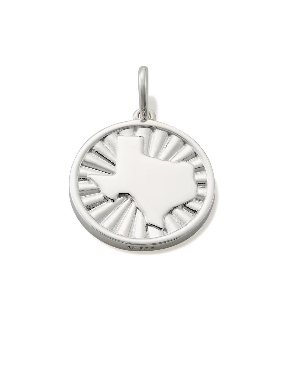 Texas Coin Charm in 18k Gold Vermeil