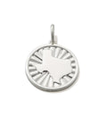 Texas Coin Charm in Sterling Silver