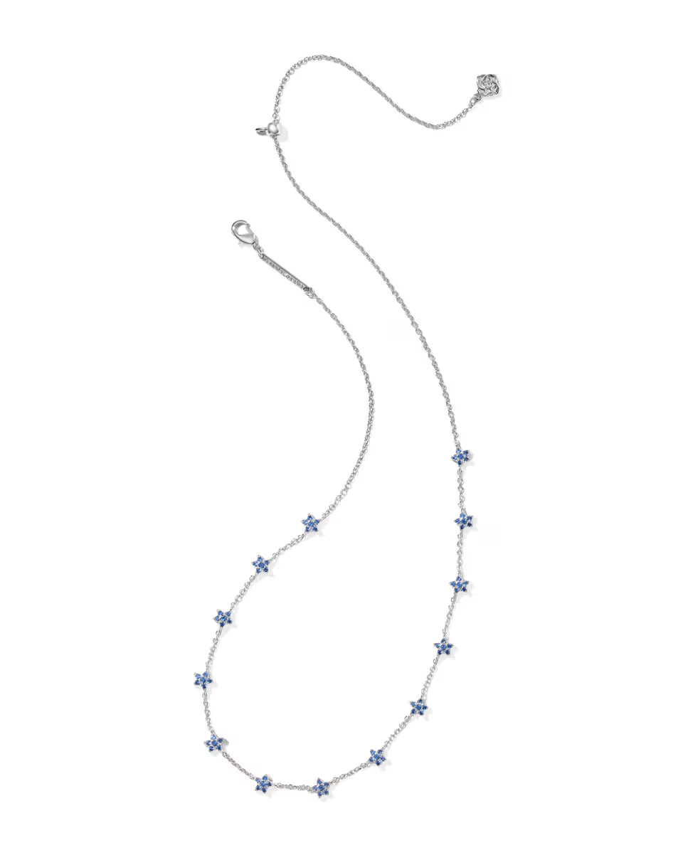 Sierra Silver Star Crystal Strand Necklace