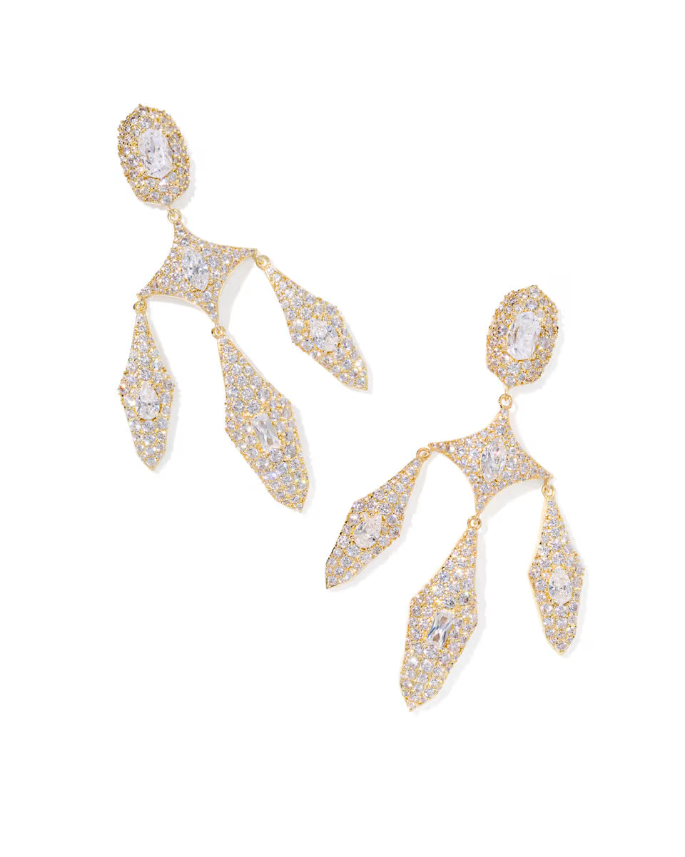 Bella Gold Statement Earrings