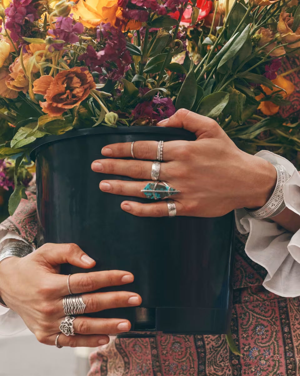 Trinity Vintage Siver Cocktail Ring