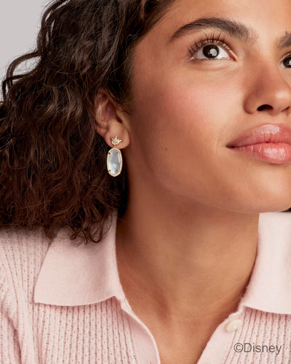 Disney | Kendra Scott Dana Princess Gold Drop Earrings