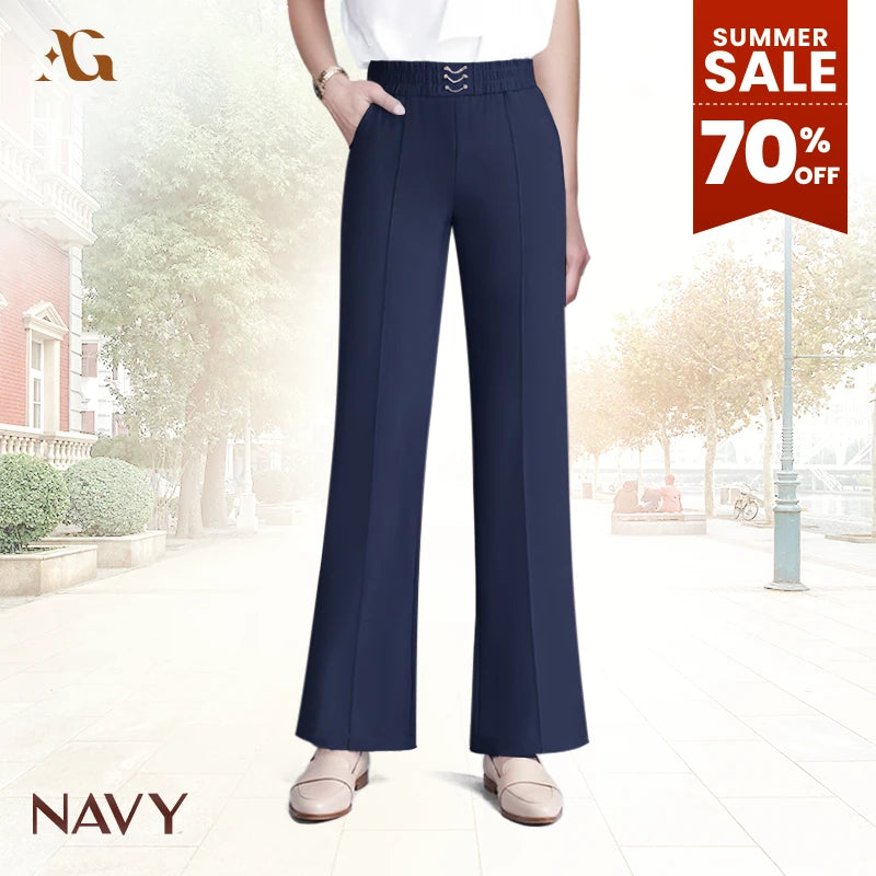 LAST DAY 70% OFF - Perfect Drape High Rise Ultra Soft Pull-On Pants