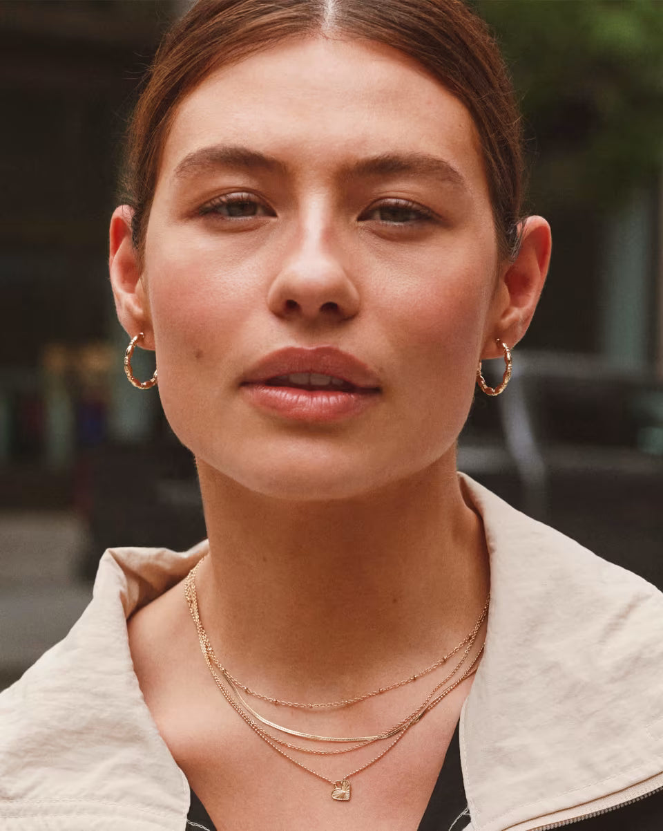 Ari Heart Beaded 14k Gold-Filled Necklace