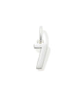 Metal Number 0 Charm in 18k Gold Vermeil