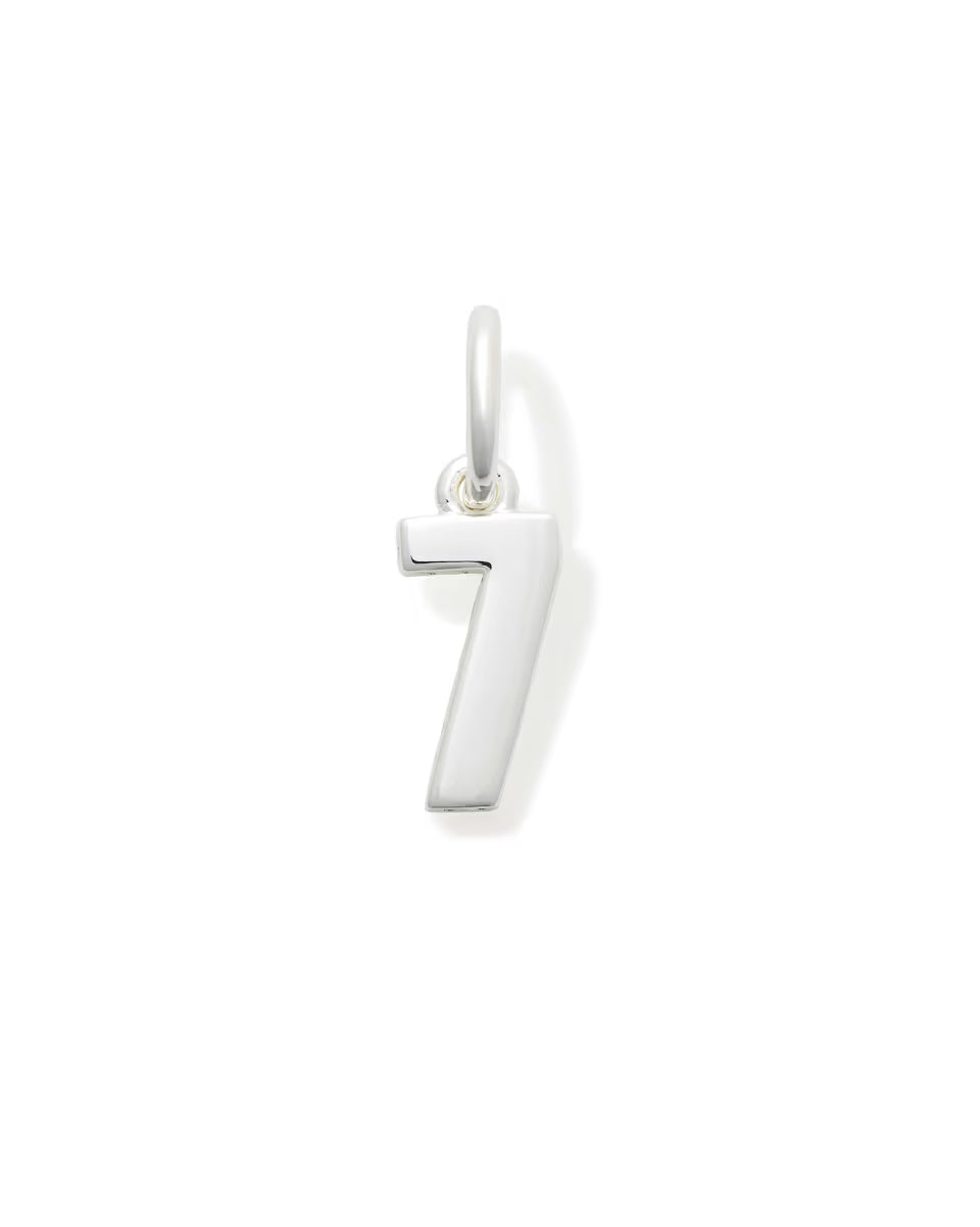 Metal Number 0 Charm in 18k Gold Vermeil