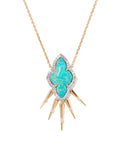 Abbie 14k Yellow Gold Fringe Short Pendant Necklace