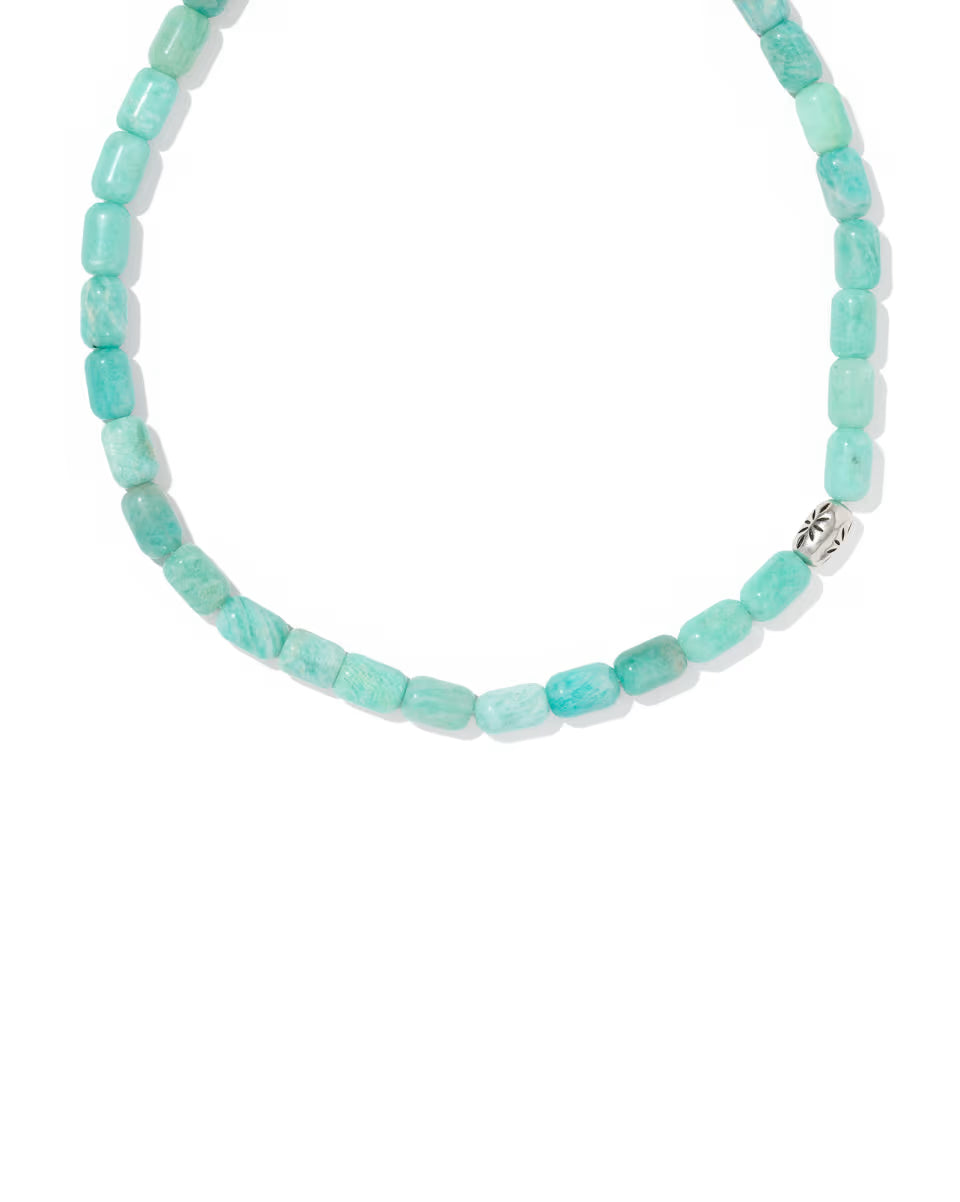 Beaded Vintage Silver Collar Necklace
