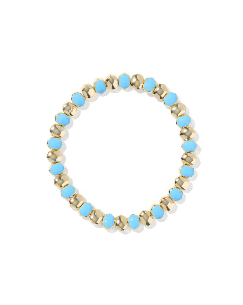 Daphne Enamel Gold Stretch Bracelet