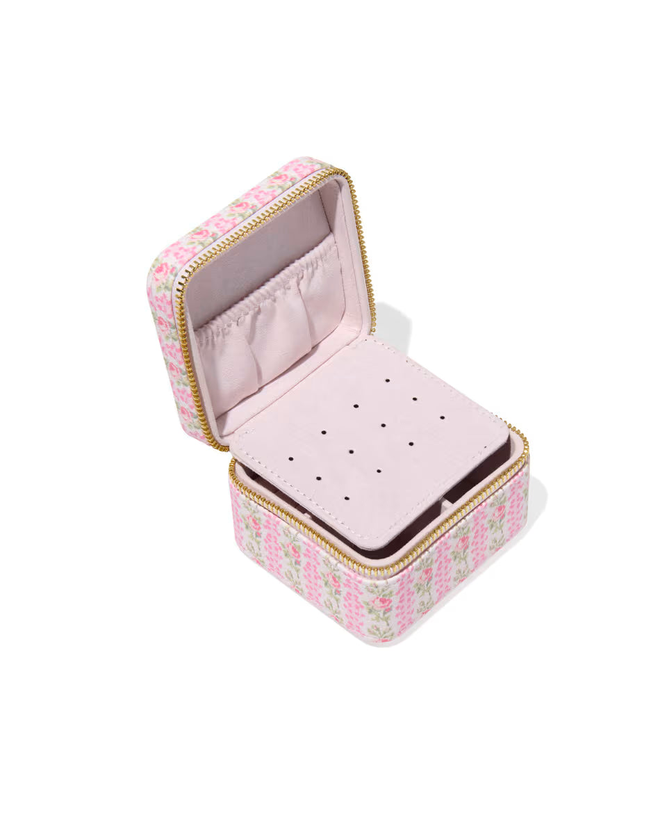 Kendra Scott x LoveShackFancy Small Zip Gold Jewelry Case