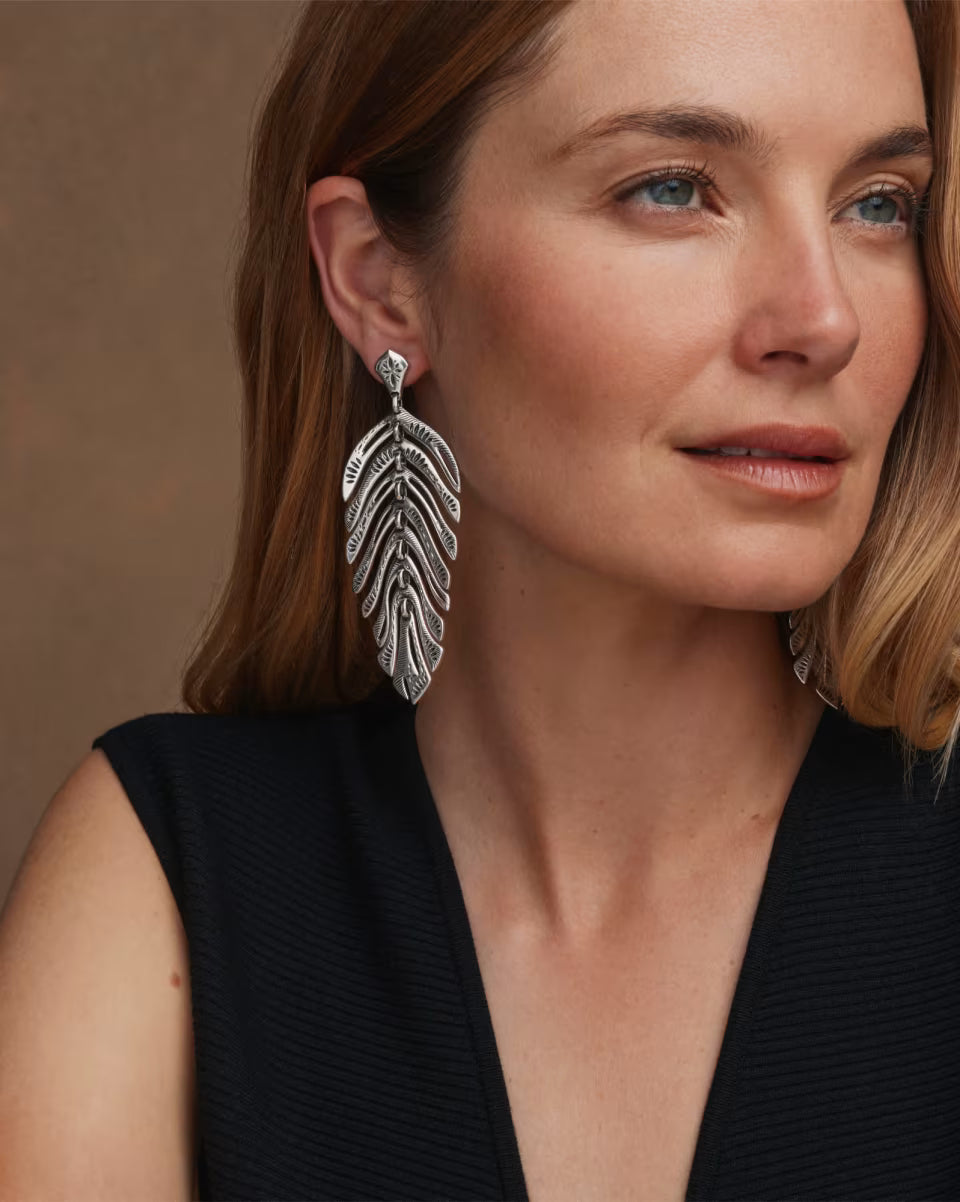 Calliope Vintage Gold Statement Earrings
