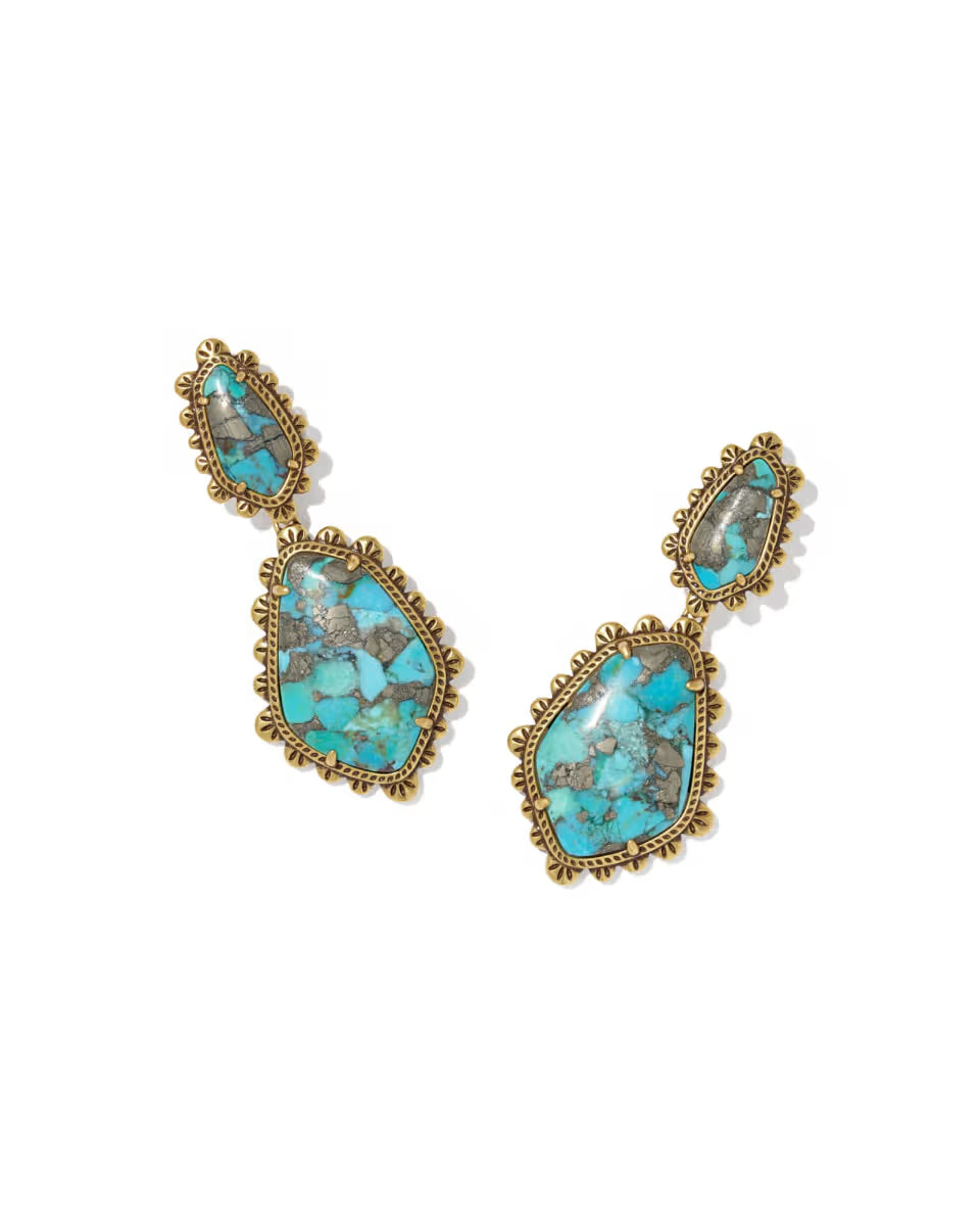 Ellery Vintage Gold Statement Earrings