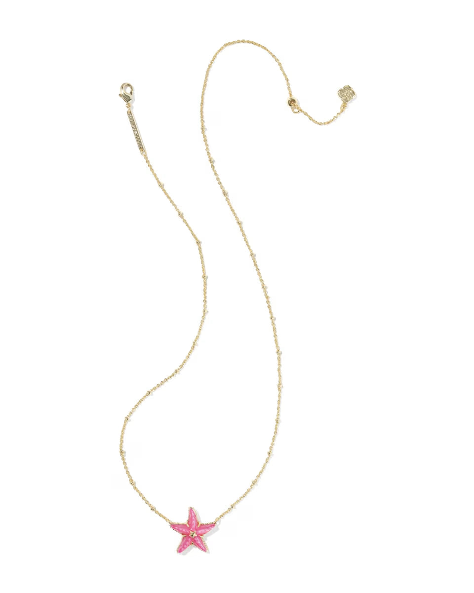 Parker Starfish Gold Short Pendant Necklace