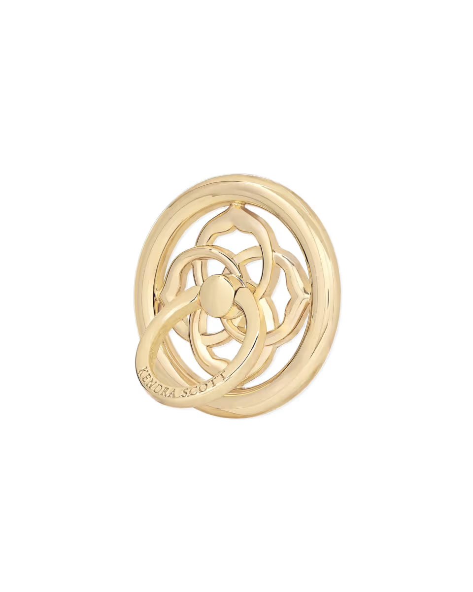 Magnetic Gold Black Mother-of-Pearl Ring Stand