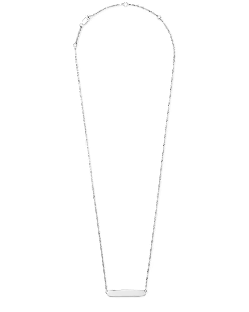 Mattie Bar Pendant Necklace in 18k Gold Vermeil