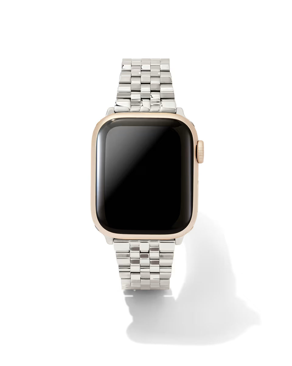 Alex 5 Link Watch Band in Iridescent Stainless Steel