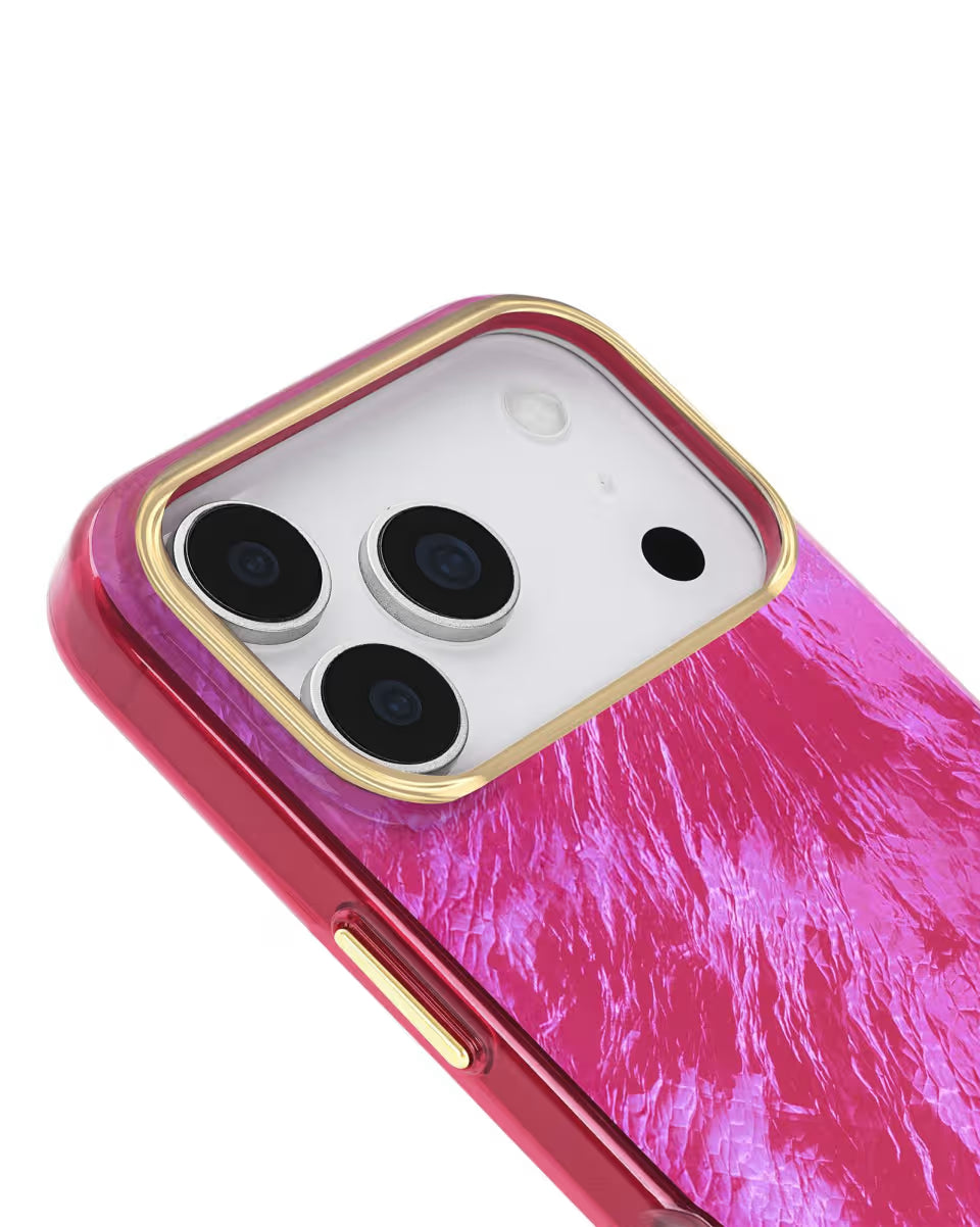 MagSafe® iPhone 17 Pro Pearlescent Raspberry Phone Case