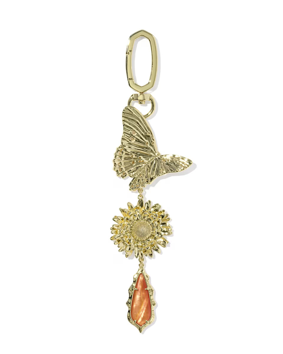 Butterfly Gold Bag Charm