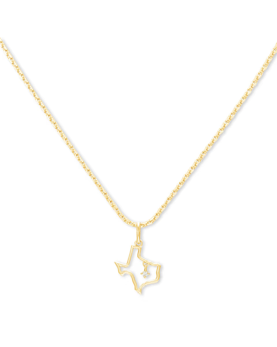 Texas Charm Necklace in Sterling Silver