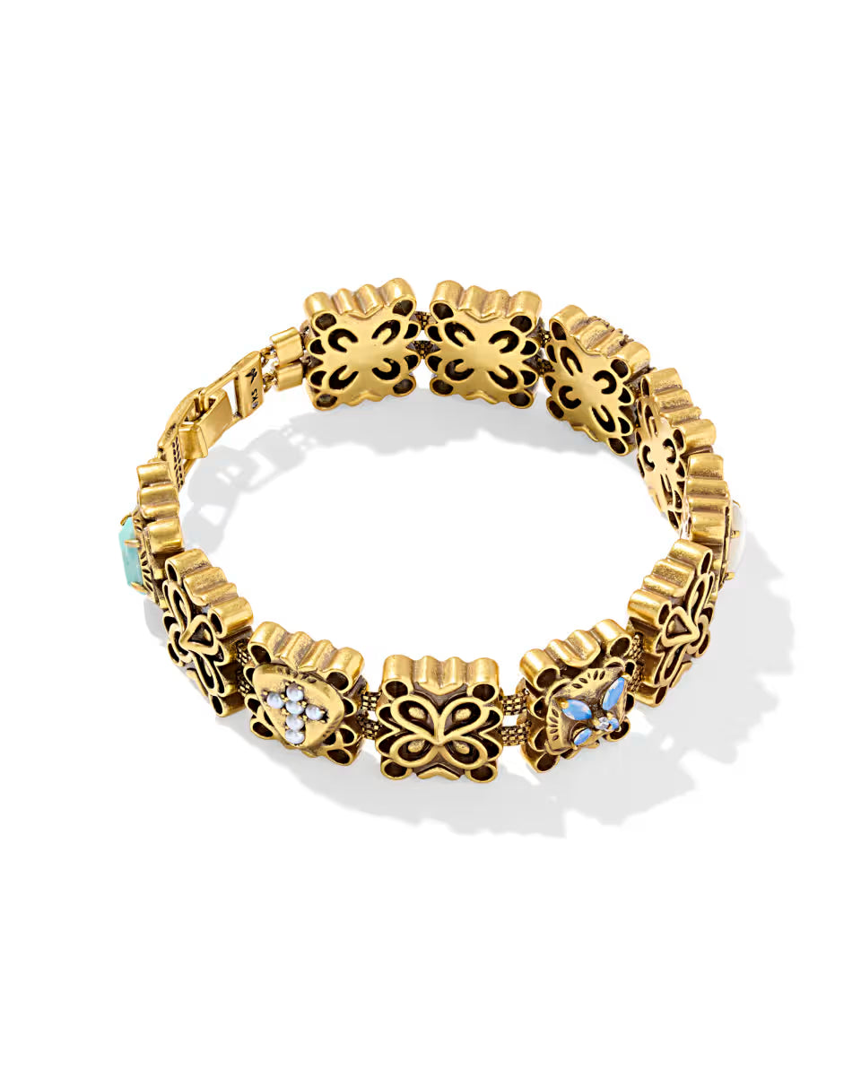 Dolly Parton x Kendra Scott Vintage Gold Statement Chain Bracelet
