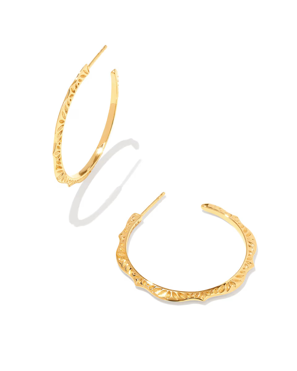 Sophee Hoop Earrings in 18k Gold Vermeil