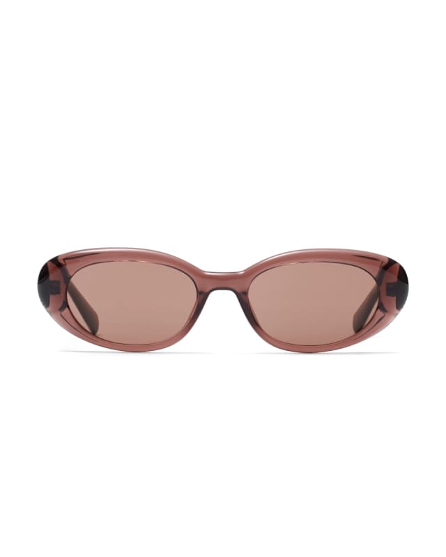 Oval Herringbone Sunglasses
