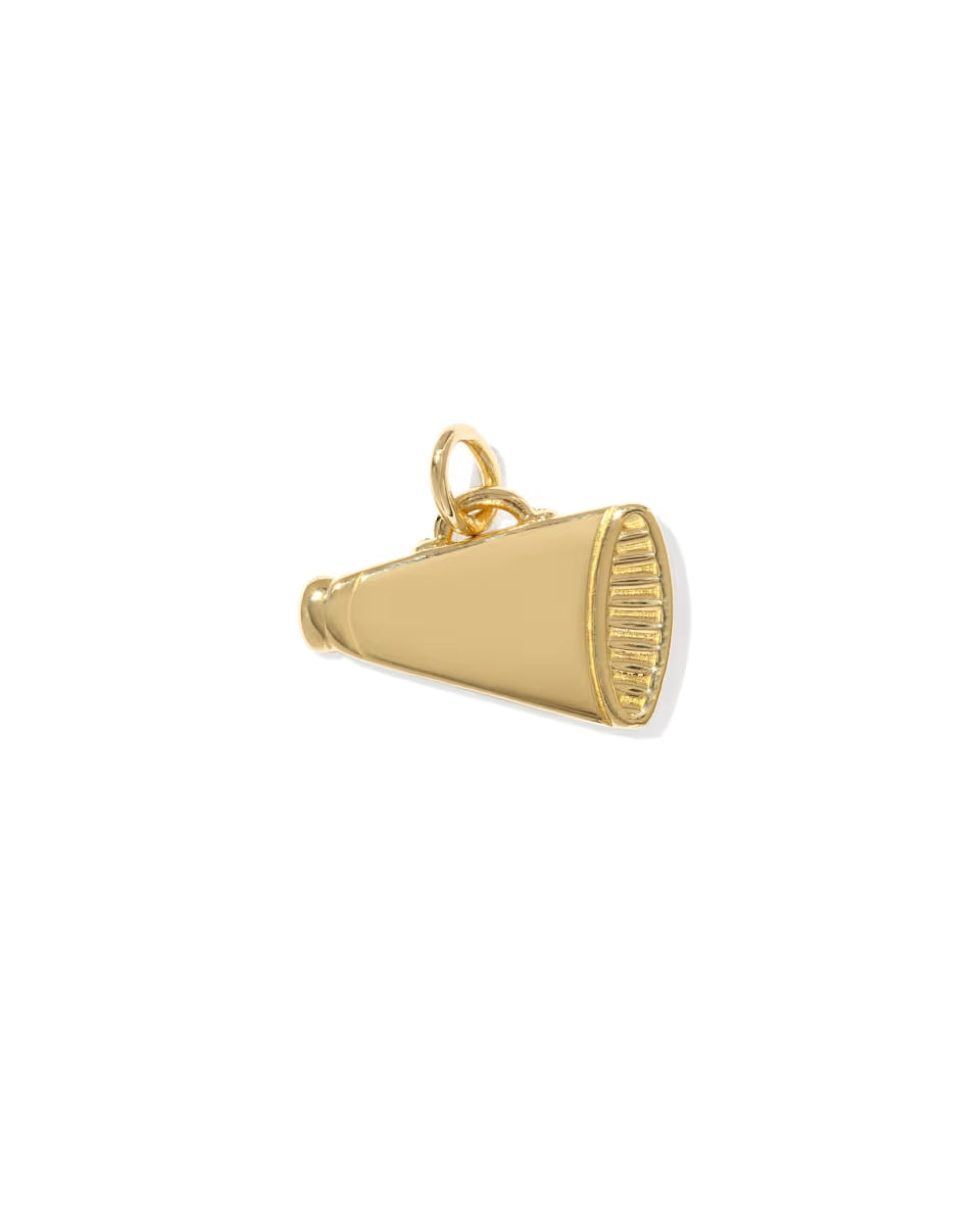 Megaphone Sterling Silver Charm