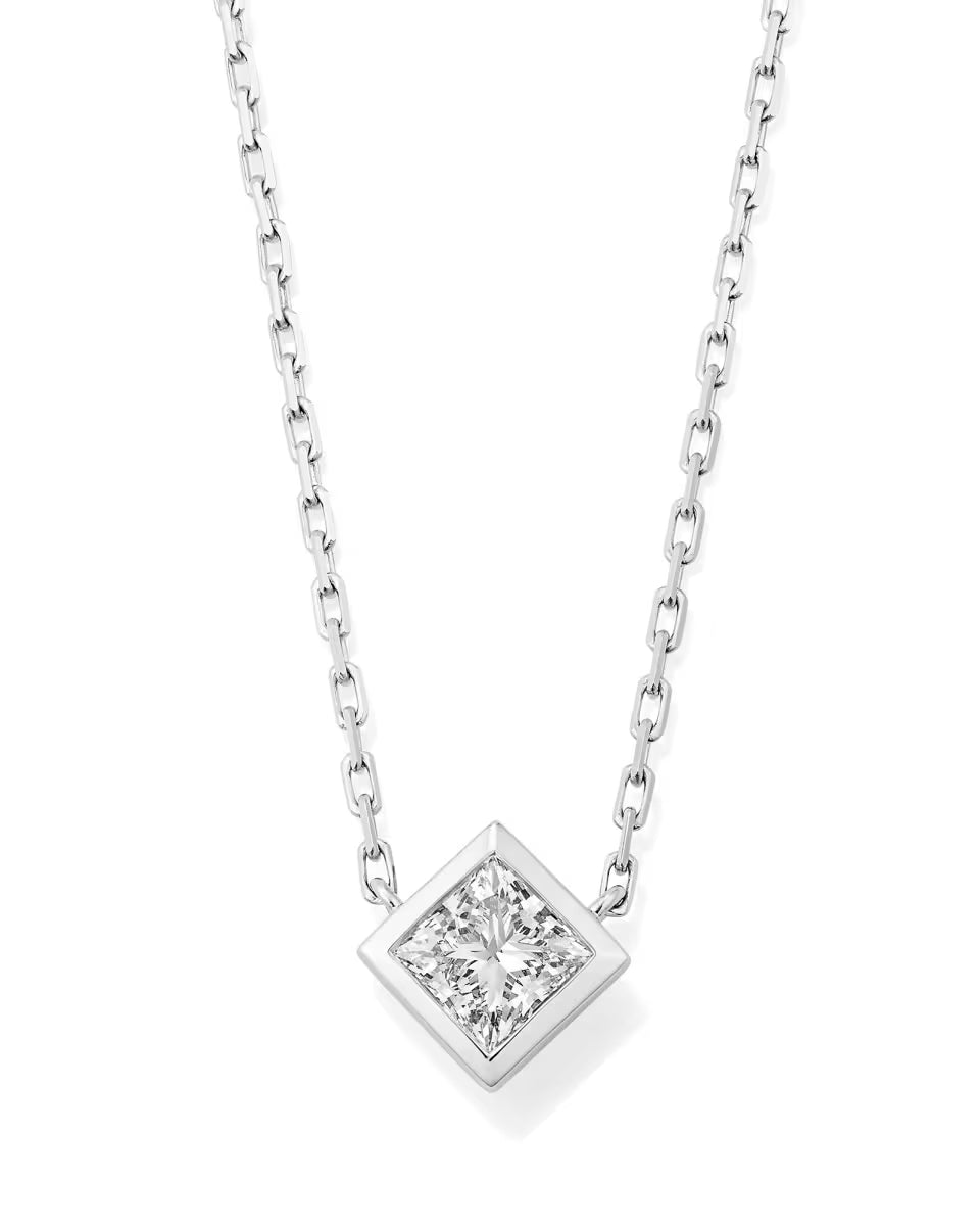 0.75 ct Lab Grown Diamond Michelle 14k Yellow Gold Pendant Necklace