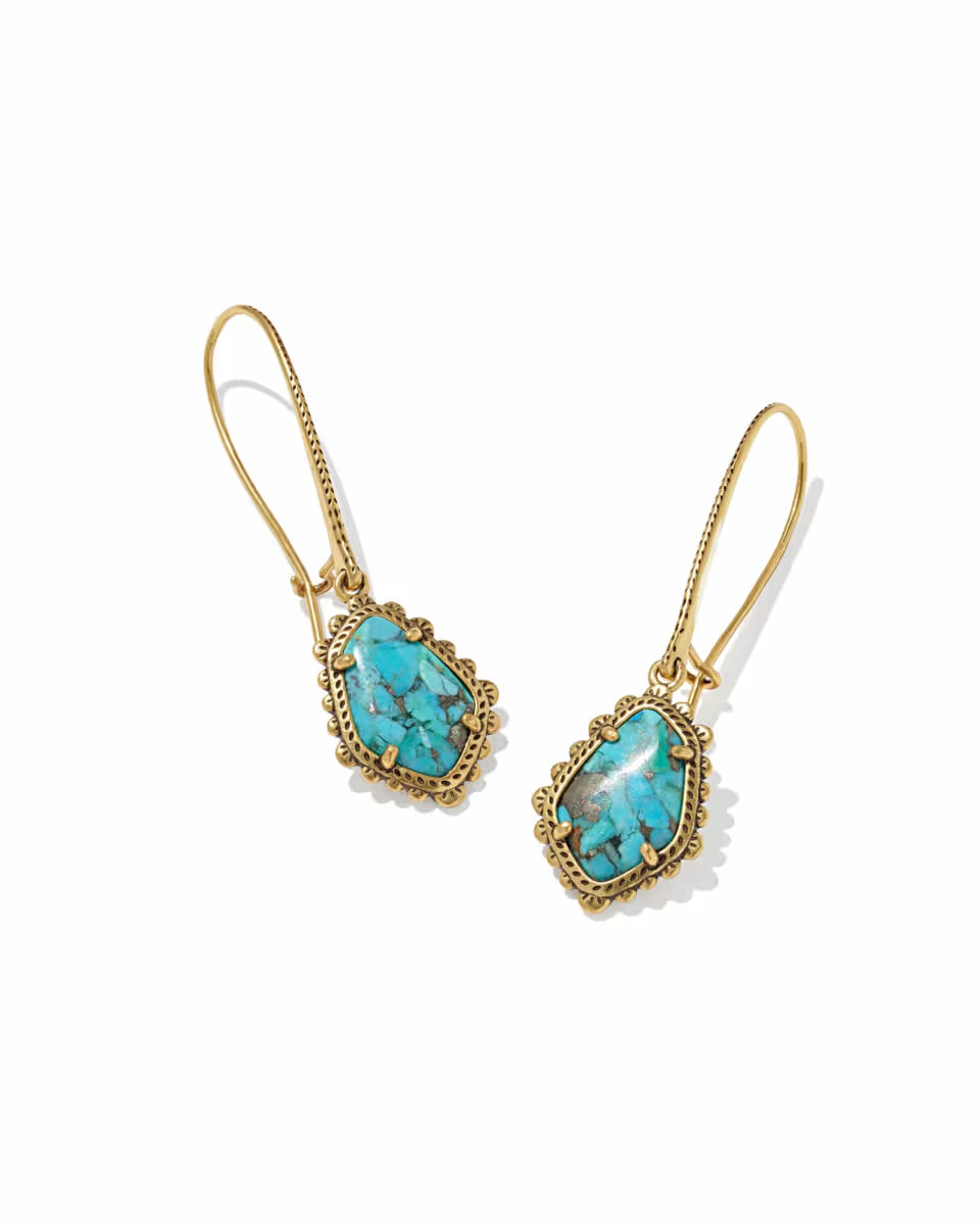 Ellery Vintage Gold Drop Earrings