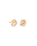 Presleigh Love Knot Stud Earrings in Gold