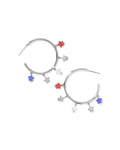 Camila Silver Hoop Earrings