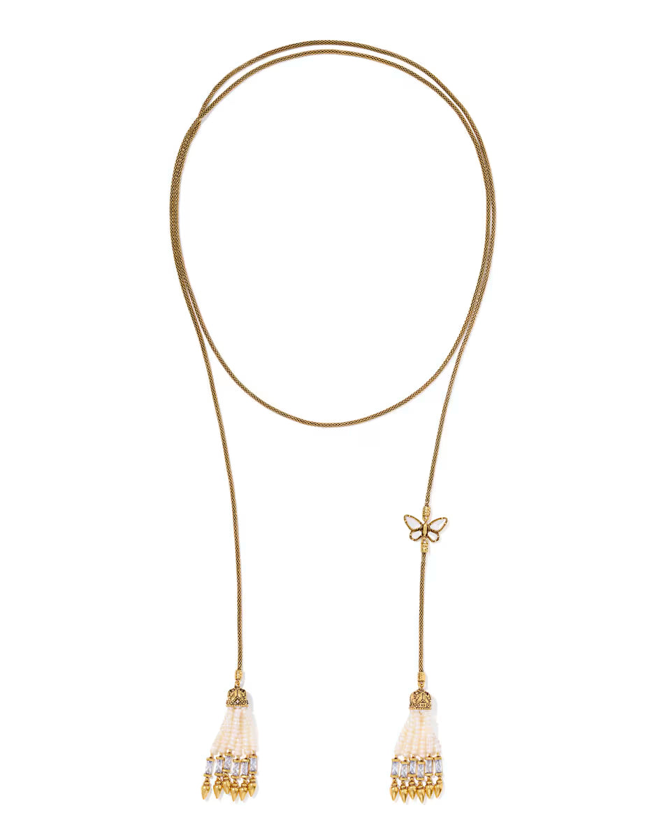 Dolly Parton x Kendra Scott Butterfly Vintage Gold Wrap Necklace