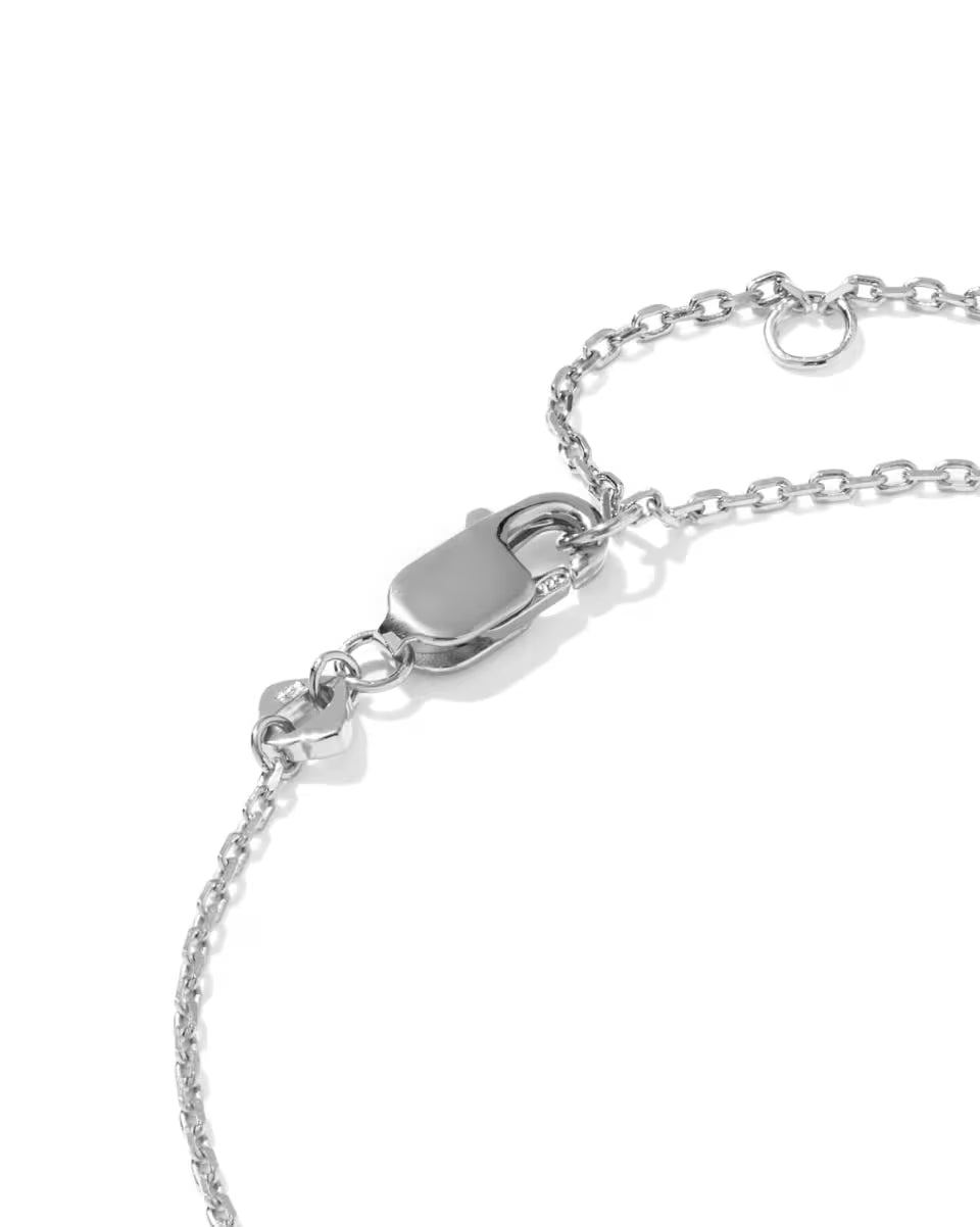 Letter C Sterling Silver Initial Bracelet