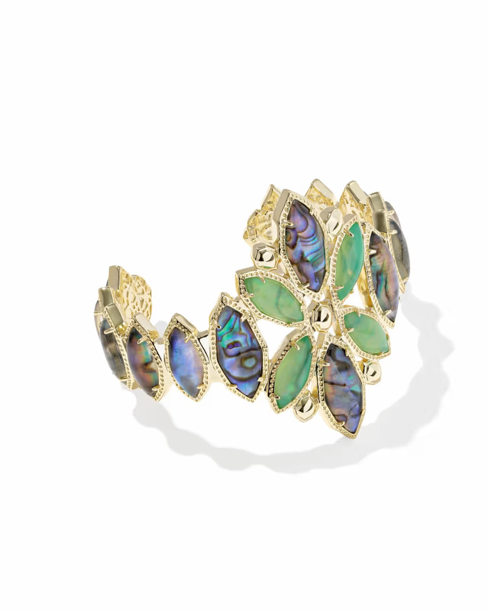 Ophelia Gold Statement Cuff Bracelet