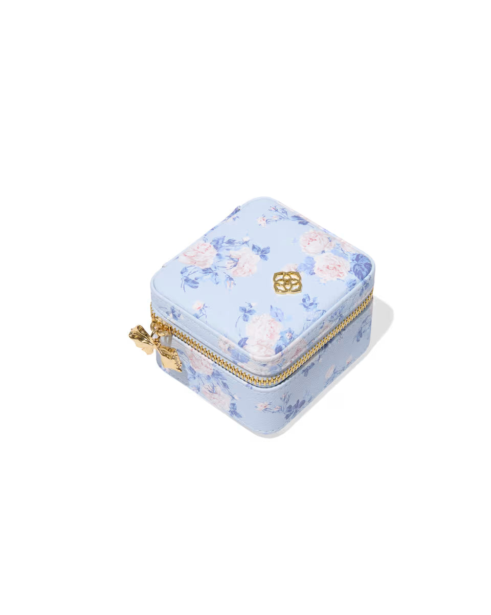 Kendra Scott x LoveShackFancy Small Zip Gold Jewelry Case