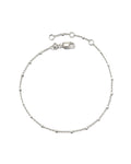 Single Satellite Chain Bracelet in Sterling Silver & 18k Yellow Gold Vermeil