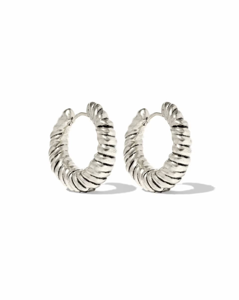 Sandy Gold Hoop Earrings
