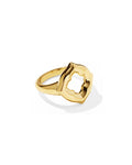 Dira Open Frame 18k Gold Vermeil Cocktail Ring