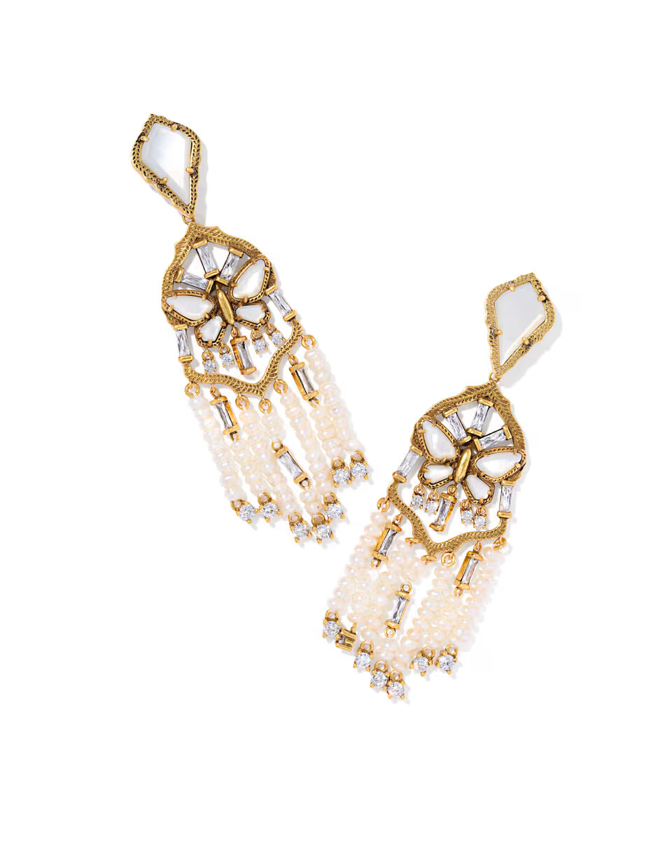 Dolly Parton x Kendra Scott Butterfly Vintage Gold Convertible Statement Earrings