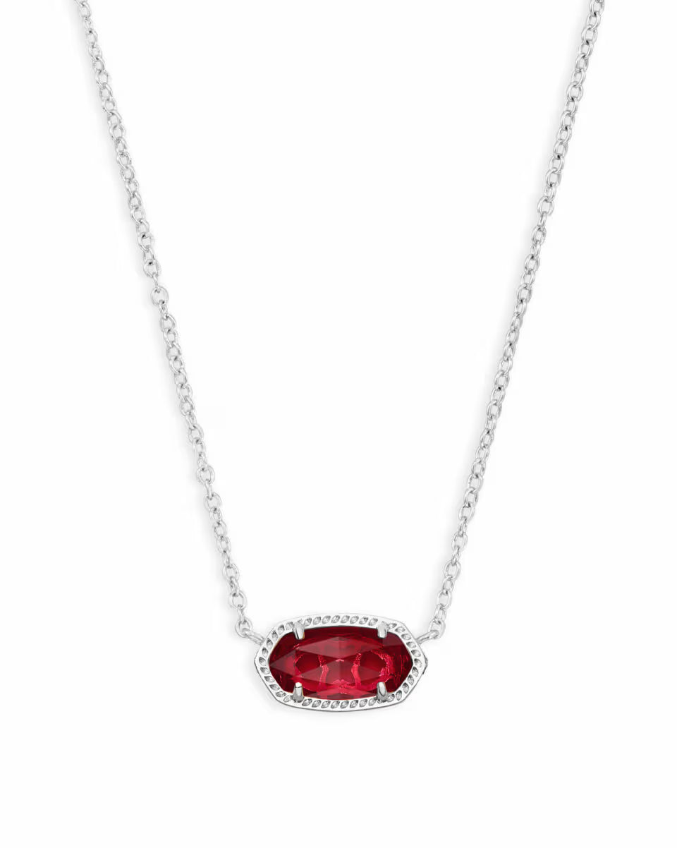 Elisa Silver Pendant Necklace