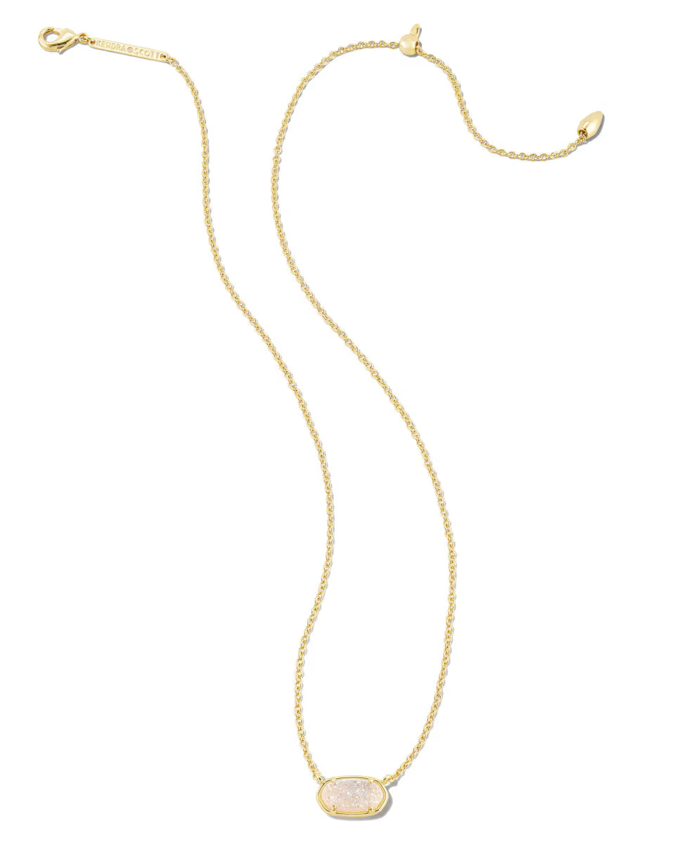 Grayson Gold Pendant Necklace in Ivory Mother-of-Pearl