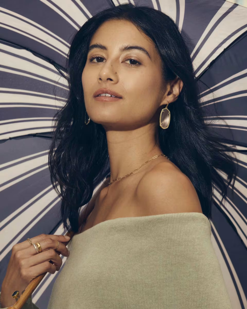 Elle Gold Drop Earrings