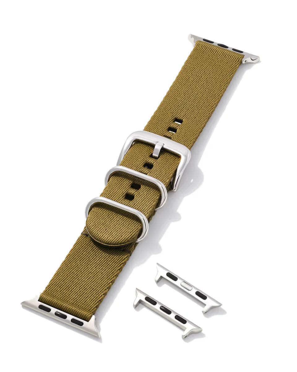 Kenneth Nylon Watch Band in Black