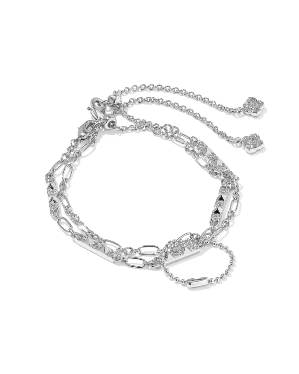 Fate Gold Set of 2 Delicate Chain Bracelets