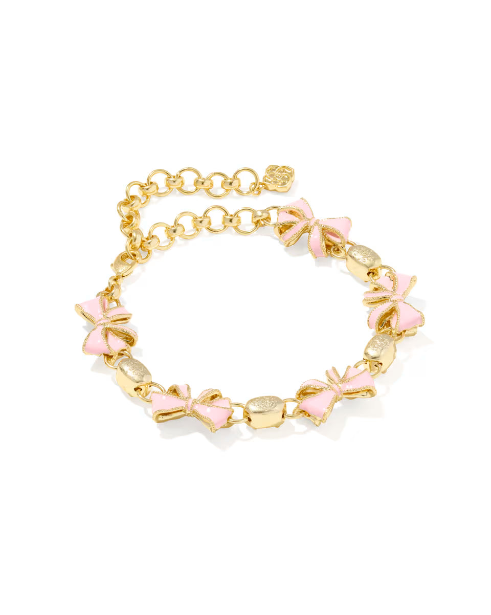 Kendra Scott x LoveShackFancy Bow Gold Delicate Chain Bracelet