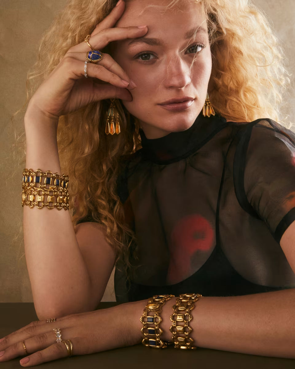 Catherine Vintage Gold Statement Ring