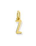 Metal Letter B 18k Gold Vermeil Charm