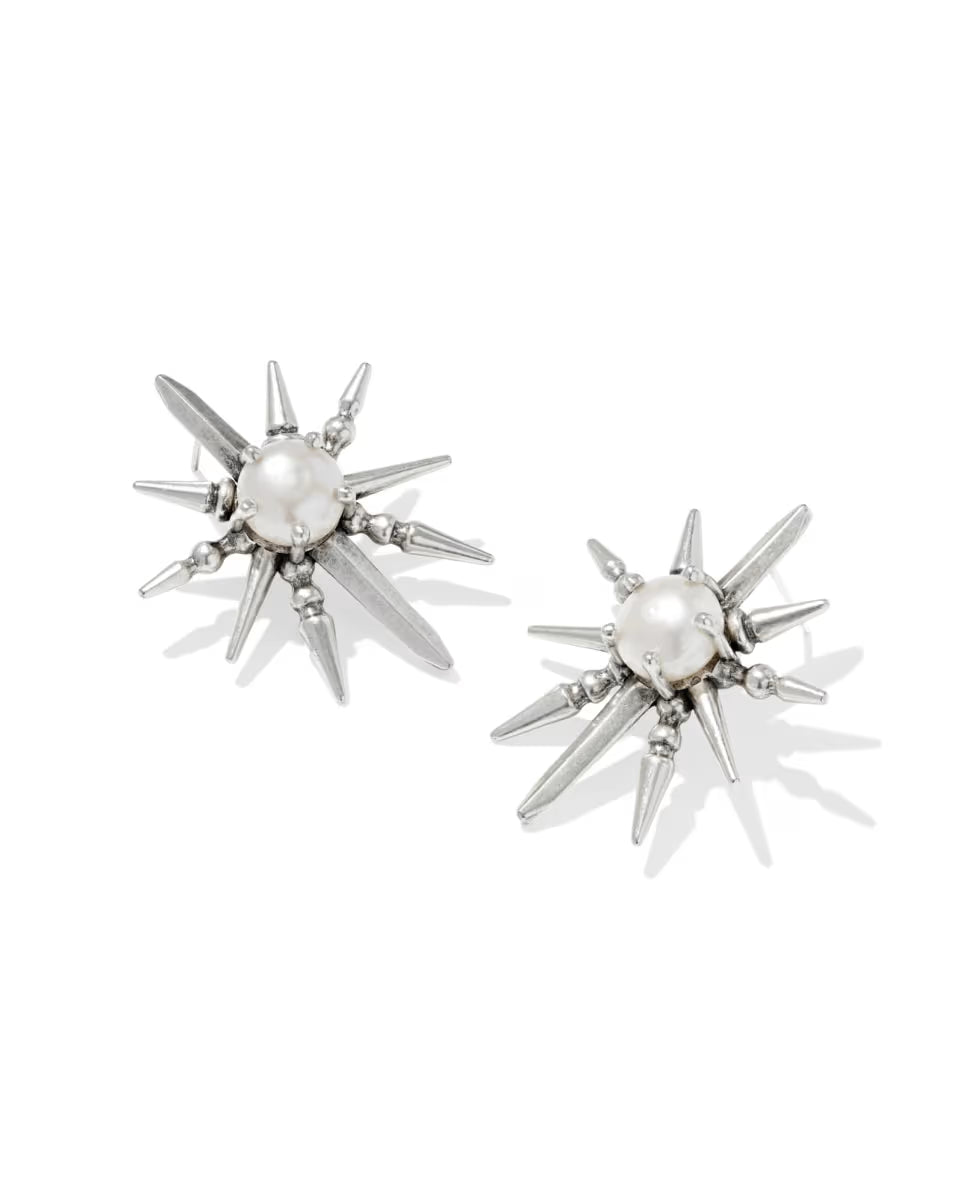Rogan Vintage Silver Stud Earrings